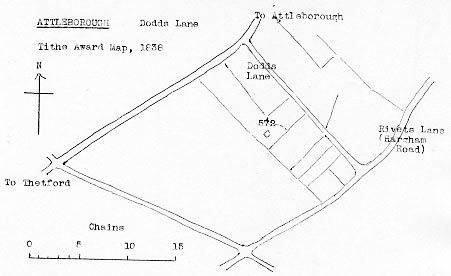 Tithe Award map 1838