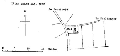 Tithe Award map 1843