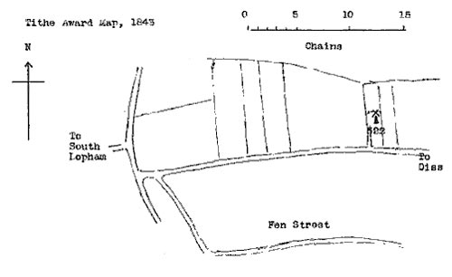 Tithe Award map 1843