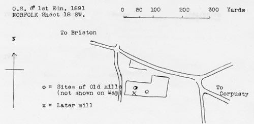 O.S. Map 1891 drawn by Harry Apling 