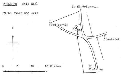 Tithe map 1841 - as redrawn by Harry Apling