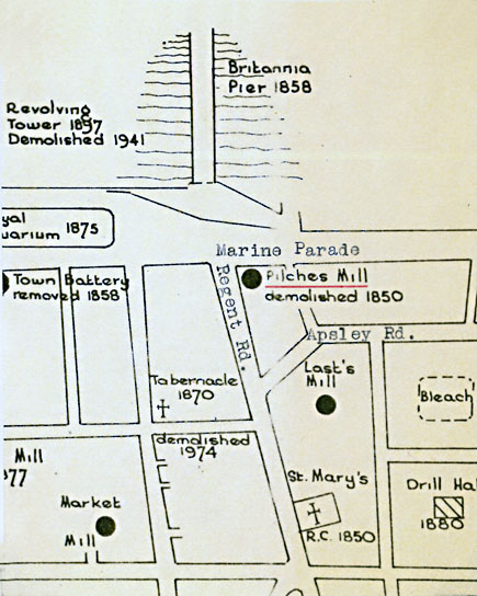 Street map drawn by Harry Apling