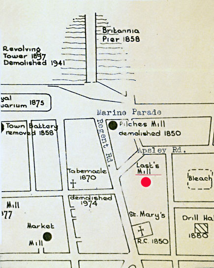 Street map drawn by Harry Apling