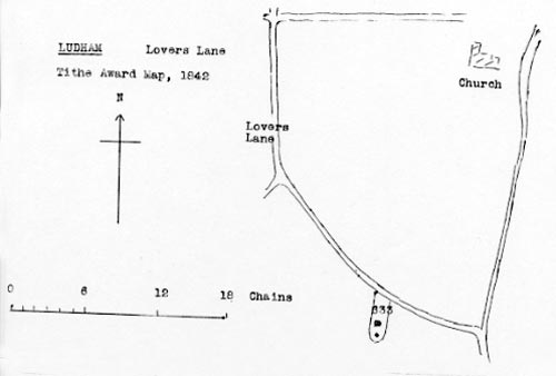 Tithe map 1840 - as redrawn by Harry Apling