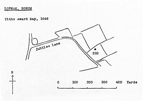 Tithe map 1846 - as redrawn by Harry Apling