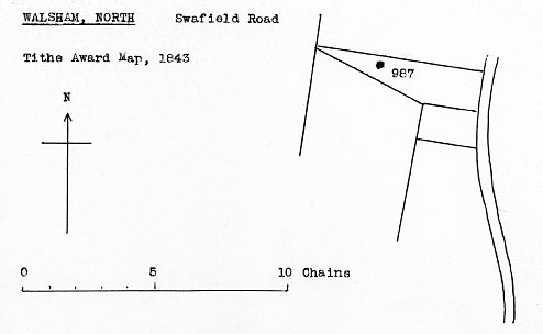 Tithe map 1843 - as redrawn by Harry Apling