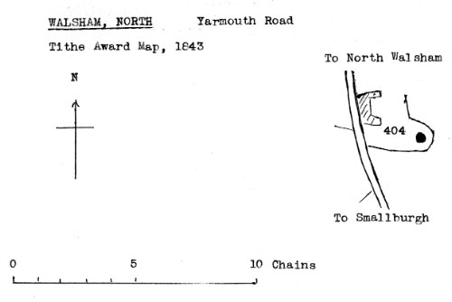 Tithe map 1843 - redrawn by Harry Apling