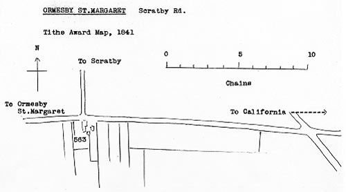 Tithe map 1841 - as redrawn by Harry Apling