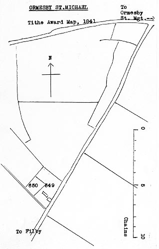 Tithe map 1841 - as redrawn by Harry Apling