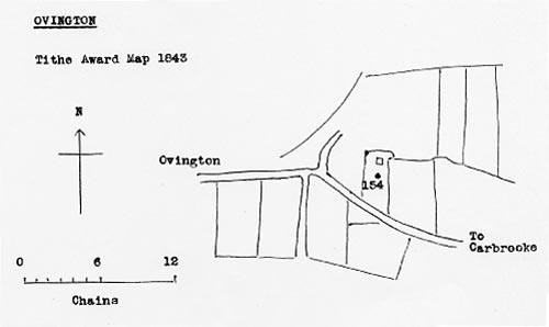 Tithe map 1843 - as redrawn by Harry Apling