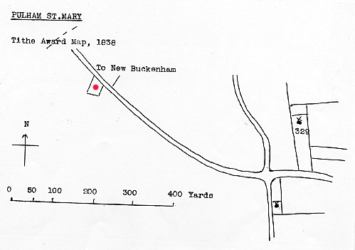 Tithe map 1838 - as redrawn by Harry Apling