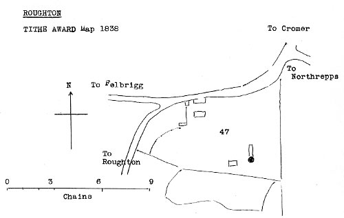 Tithe map 1838 - as redrawn by Harry Apling