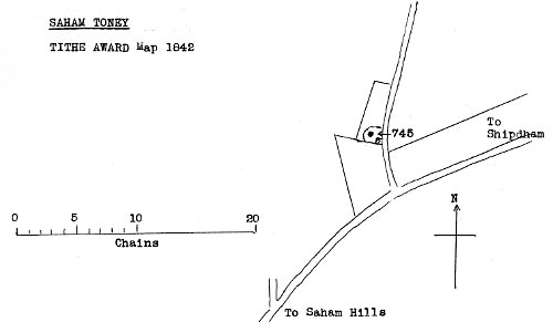 Tithe Award map 1842