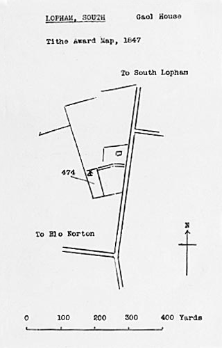 Tithe map 1847 - as redrawn by Harry Apling