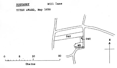 Tithe map 1838 - as redrawn by Harry Apling