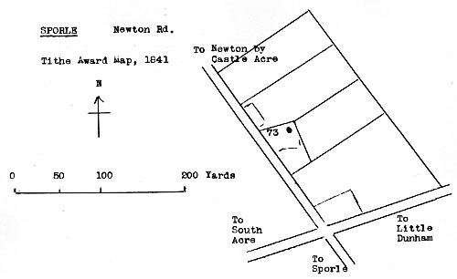 Tithe map 1841 - as redrawn by Harry Apling