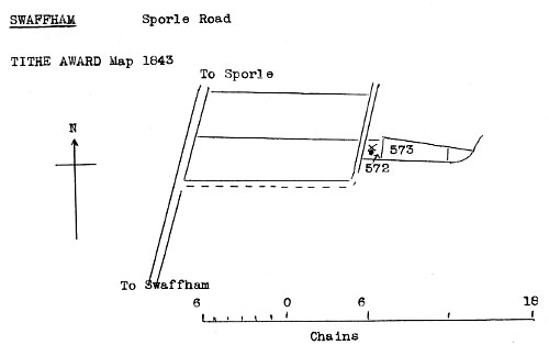 Tithe map 1843 - as redrawn by Harry Apling