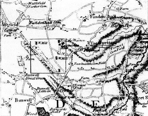 Faden's map 1797