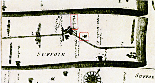 Ogilby's Britannia London to Norwich map - 1675