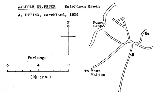 J. Uttings Marshland map 1826