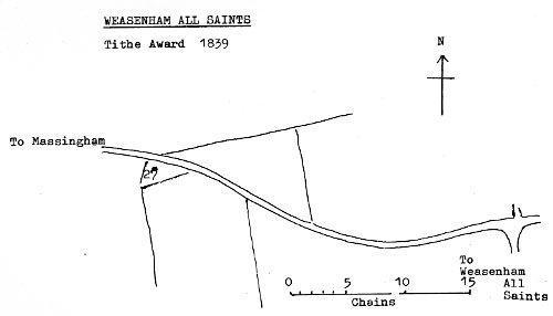 Tithe map 1839 - as redrawn by Harry Apling