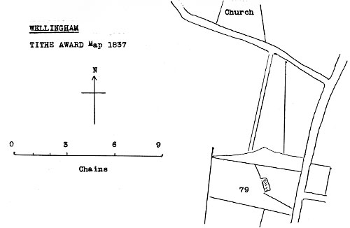 Tithe map 1837 - as redrawn by Harry Apling