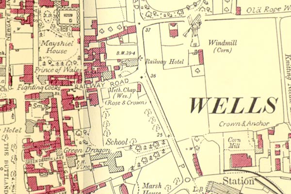 O.S. map 1906 - as redrawn by R. Gerken