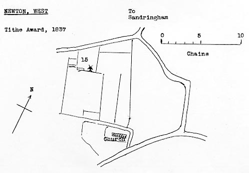 Tithe map 1837 - as redrawn by Harry Apling