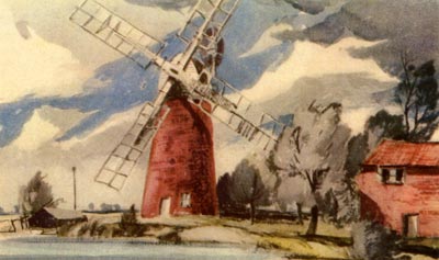 Watercolour by Leslie L.H. Moore c.1935