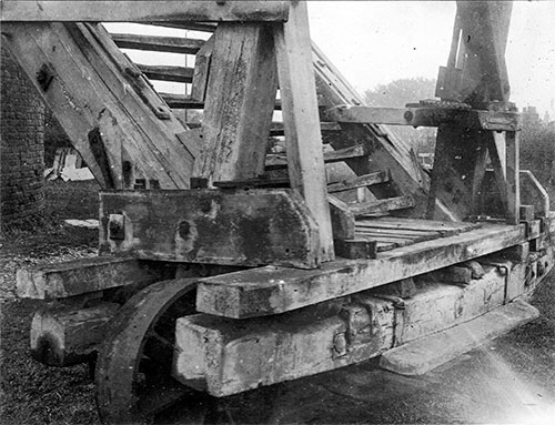 Fantail trolley and steps - c.1920