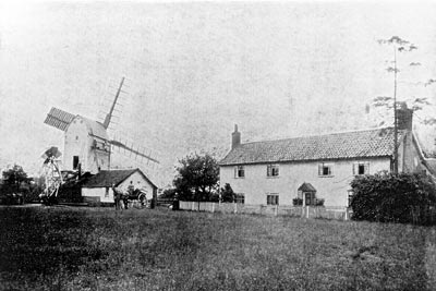 Garboldisham postmill c.1890