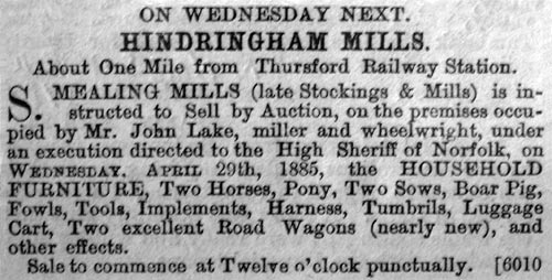 Norfolk News - 24th April 1885 