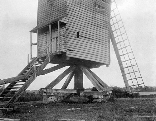 Old windshaft underneath - c.1925