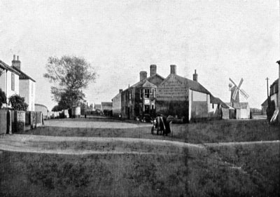 Mill seen from the High Street c.1905