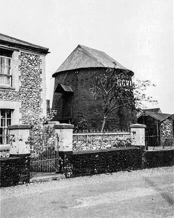 Mill tower remains with Hovis signage - 21st April 1939