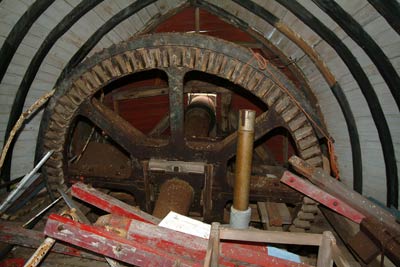 Windshaft inside the cap 4th June 2004