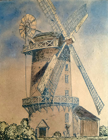 Watercolour by John Percival Chaplin