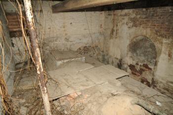 Mill interior with pipe outlet 13th March 2004