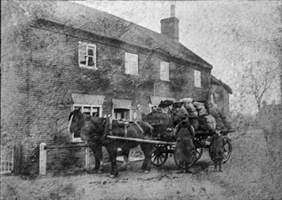 Mrs Goldsmith's coal delivery cart c.1903