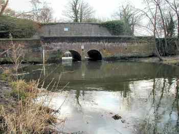 Old millrace arches 11th January 2004