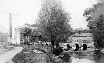 Smoking chimney and the bridge c.1908