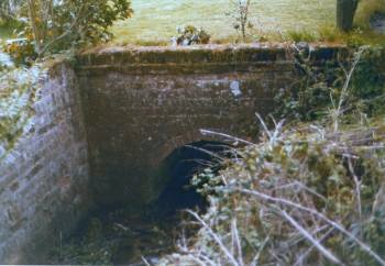 Mill foundations in March 1977