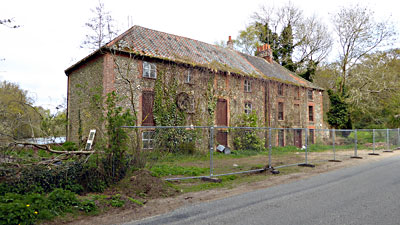 Mill fenced off 2nd May 2015