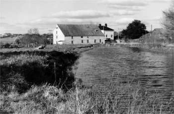 Mill dam c.1950 looking south west