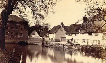 Lakenham Mill and the Cock Inn c.1890