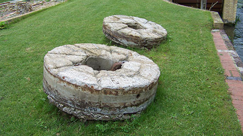 Pair of French burr millstones - 8th June 2017