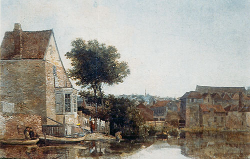 Back of New Mills by John Crome - c.1800