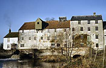 The mill house still occupied c.1961