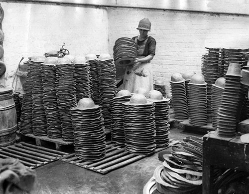 Pulpware hats ready for the drying rooms